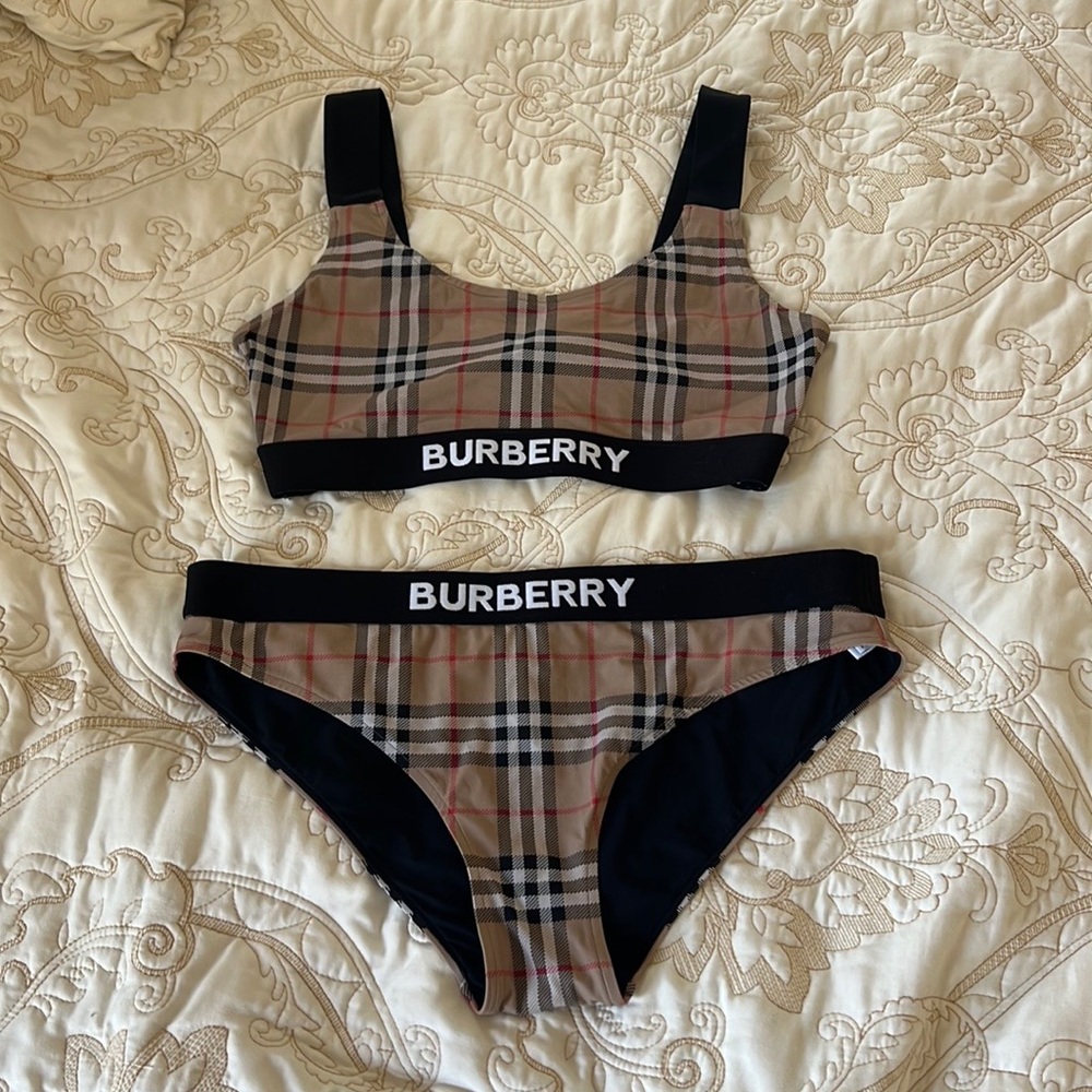 AUTHENTIC Burberry Bikini Size L